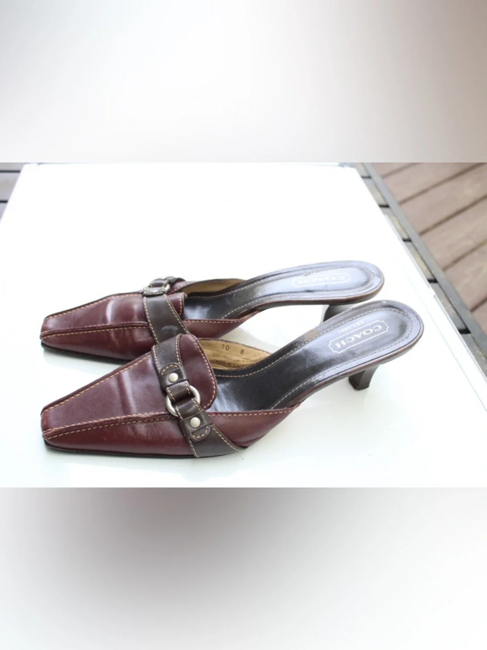 Vintage Coach Madison mules - Picture 6 of 11